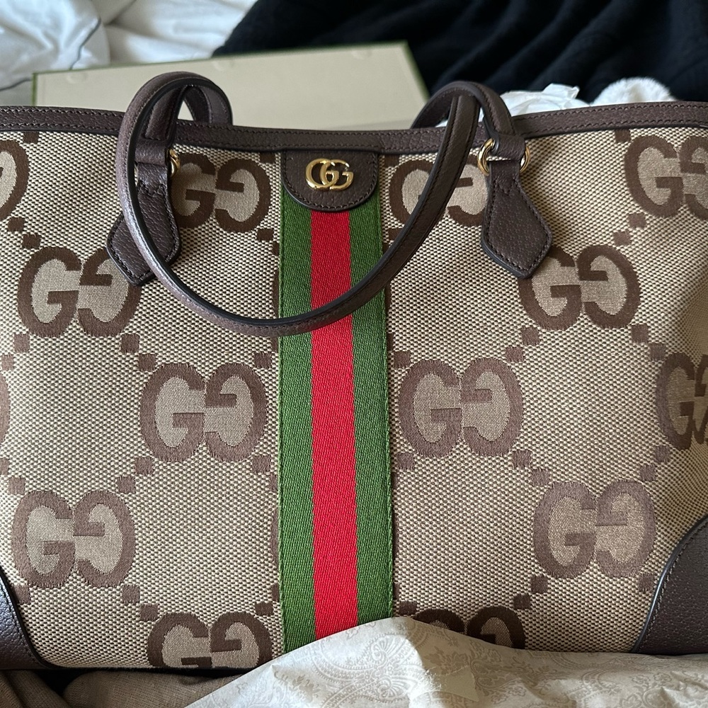 Gucci jumbo GG Ophidia tote